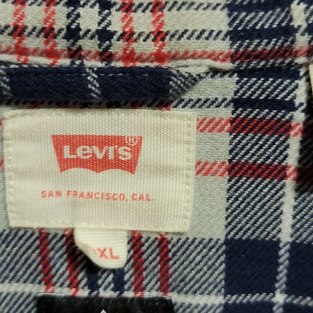 LEVI'S NFL LONG SLEEVE PLAID  SHIRT 👕 SIZE 3XL - Picture 4 of 16